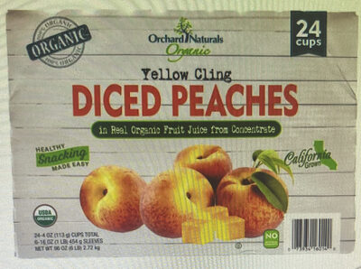 Yellow Cling Diced Peaches