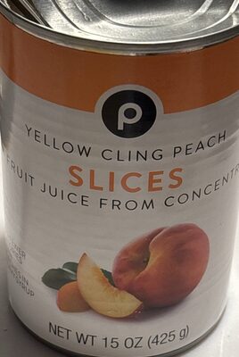 Yellow cling peach