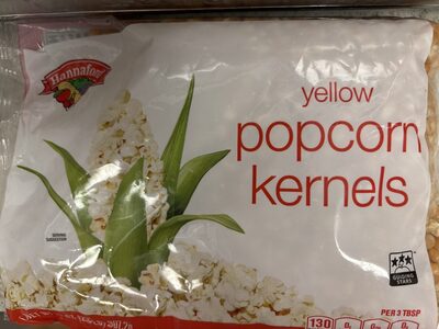 Yellow Popcorn kernels