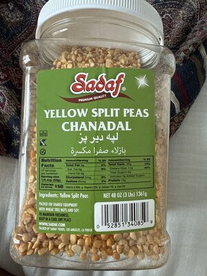 Yellow Split Peas, Dried