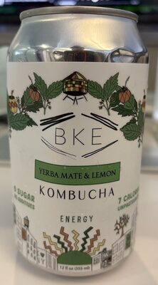Yerba Mate And lemon Kombucha