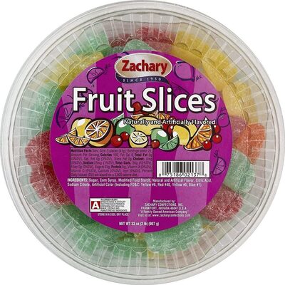 Zachary multi coloredcoated in sugar fruit