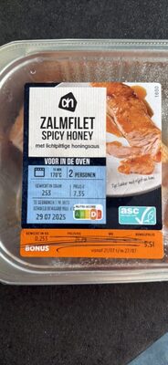 Zalmfilet Spicy Honey