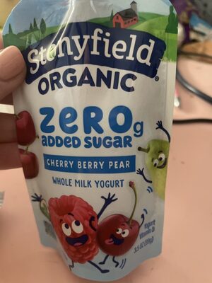 Zero Added Sugar Cherry Berry Pear Whole Milk Yogurt