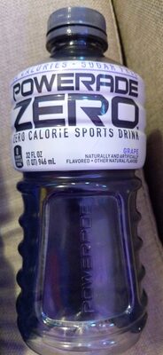 Zero grape zero calorie electrolyte enhanced sports drink