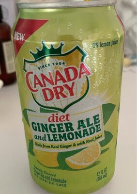 Zero sugar Ginger Ale and Lemonade