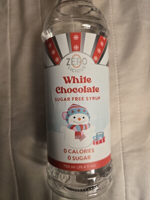 Zerolicious White Chocolate Syrup