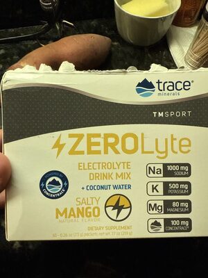 ZeroLyte Electrolyte Drink Mix Salty Mango