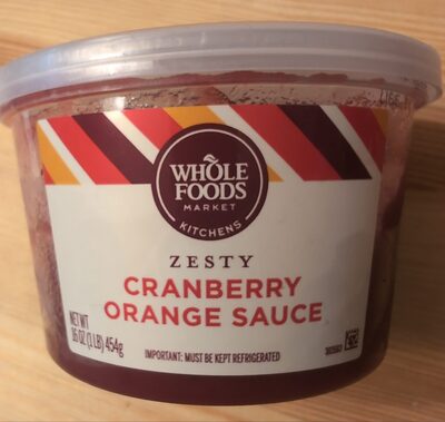 Zesty Cranberry Orange Sauce