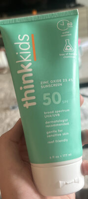 Zinc Oxide 23.4% Sunscreen SPF 50
