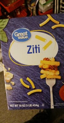 Ziti enriched macaroni product