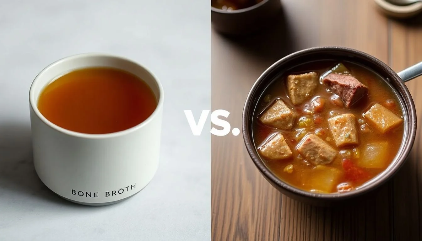 Bone Broth vs CLASSIC BEEF BONE BROTH