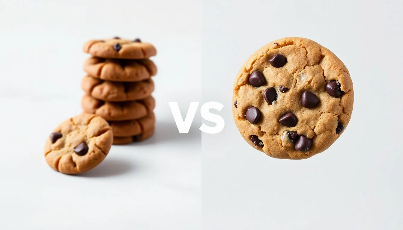 Cookies vs Protein Cookie Chocolate Chip