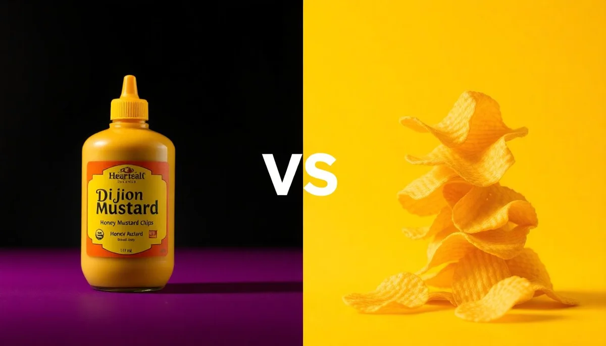 Mustard vs Honey Mustard Chips Comparison