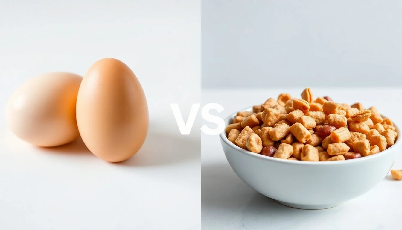Eggs vs Peanut Butter Protein Cereal: Quick comparison for busy shoppers