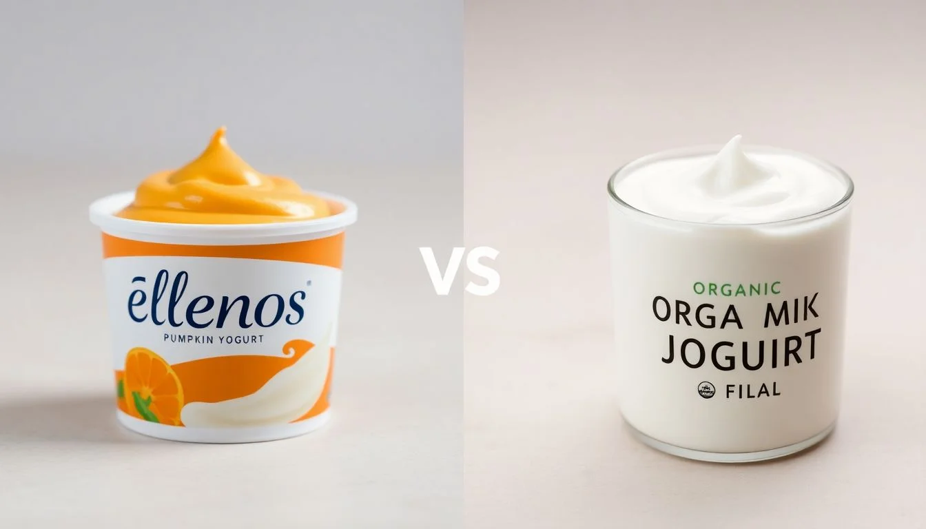Ellenos Pumpkin Greek Yogurt vs Organic Whole Milk Yogurt