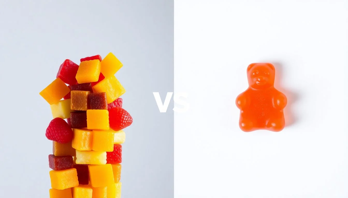 Fruit Flavored Snacks vs Organic Gummy Bears
