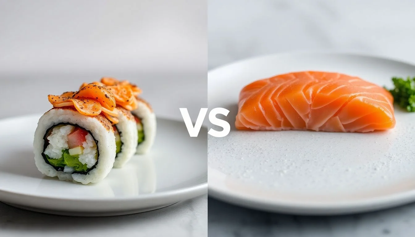 Hawaii Roll vs Pink salmon vs Hawaii Roll Pink salmon