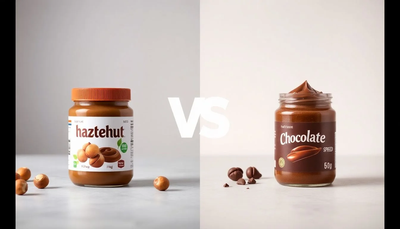 Hazelnut spread vs Hazelnut Chocolate Spread