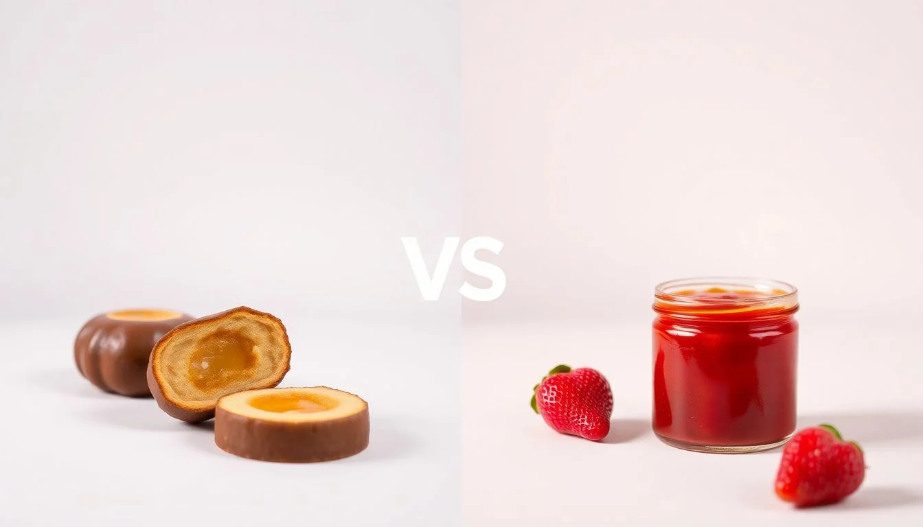 Jaffa Cakes Sweet Raspberry vs Strawberry Preserves