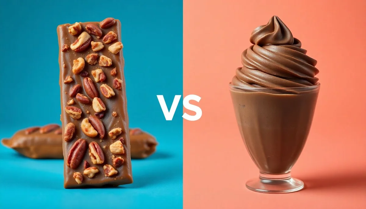 Jumbo Nut Bar vs Chocolate Fudge Ice Cream