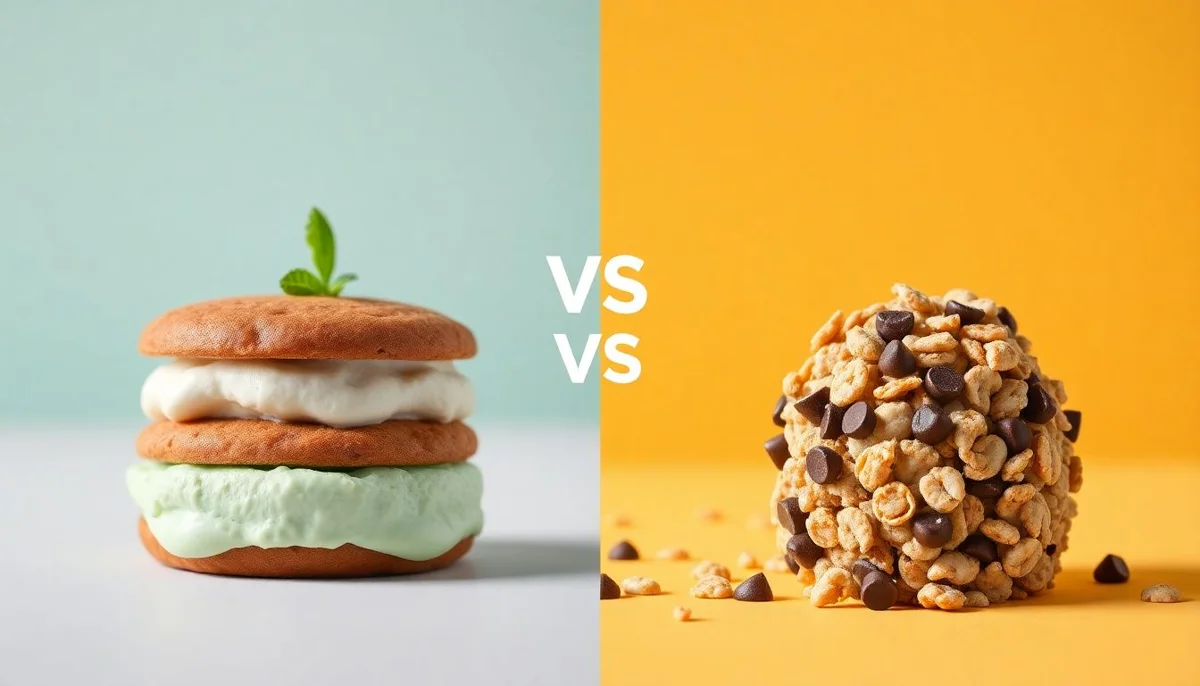 Mint Ice Cream Sandwich vs Granola Showdown
