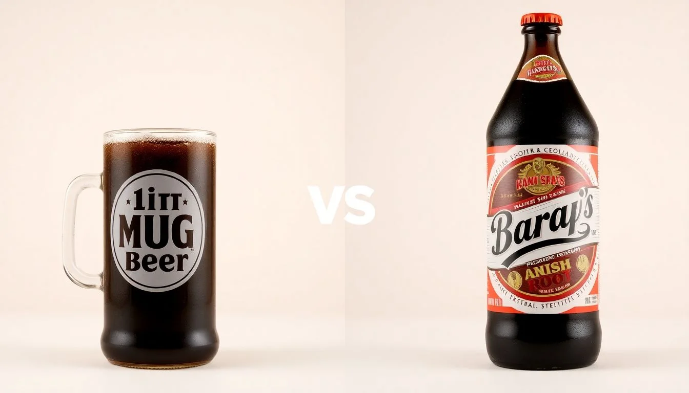 Mug Root Beer vs Barq's Root Beer
