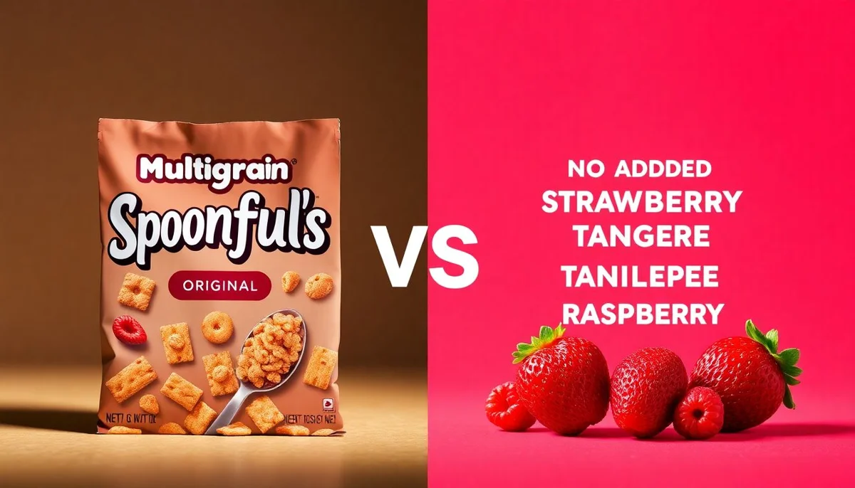 Multigrain Spoonfuls vs No Sugar Added Fruit