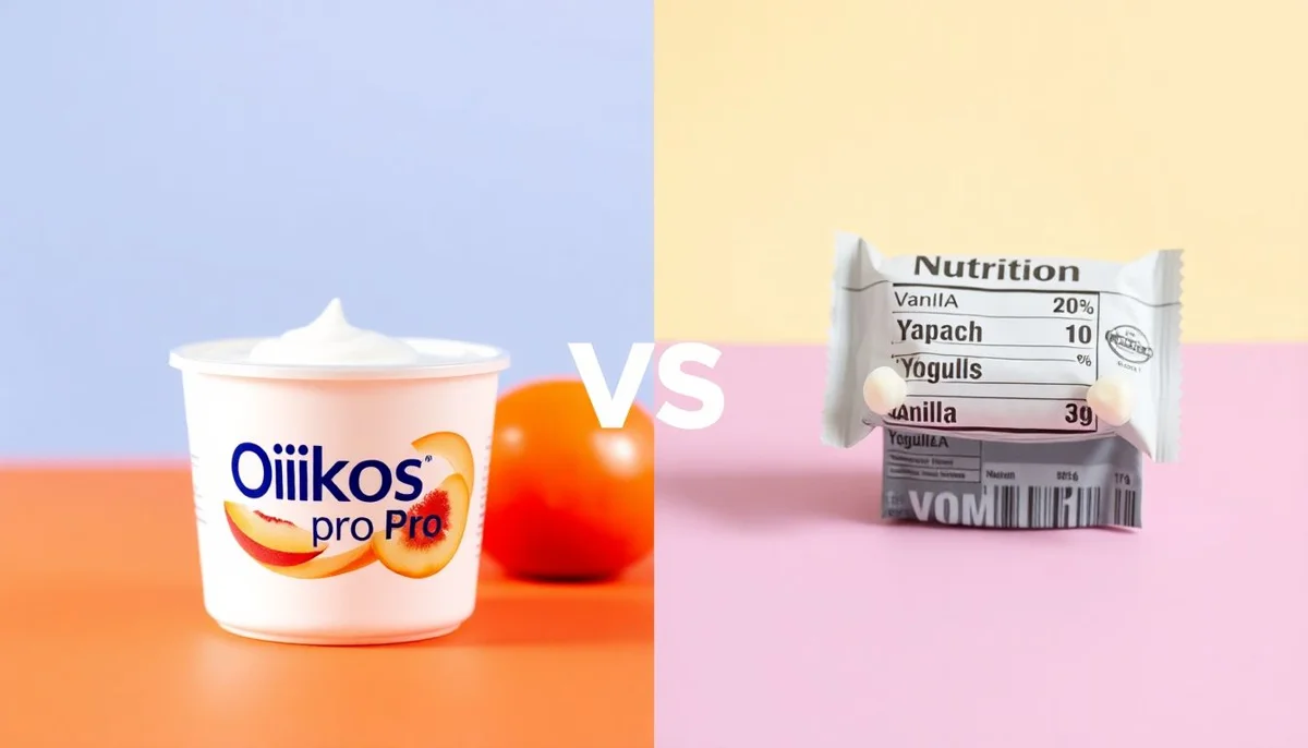 Oikos Pro vs Vanilla Yogurt Nutrition Bar