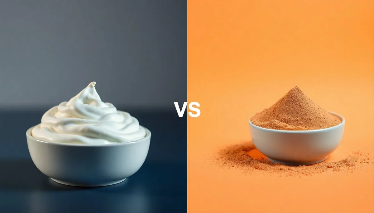 Organic Sour Cream vs Peanut Butter Powder