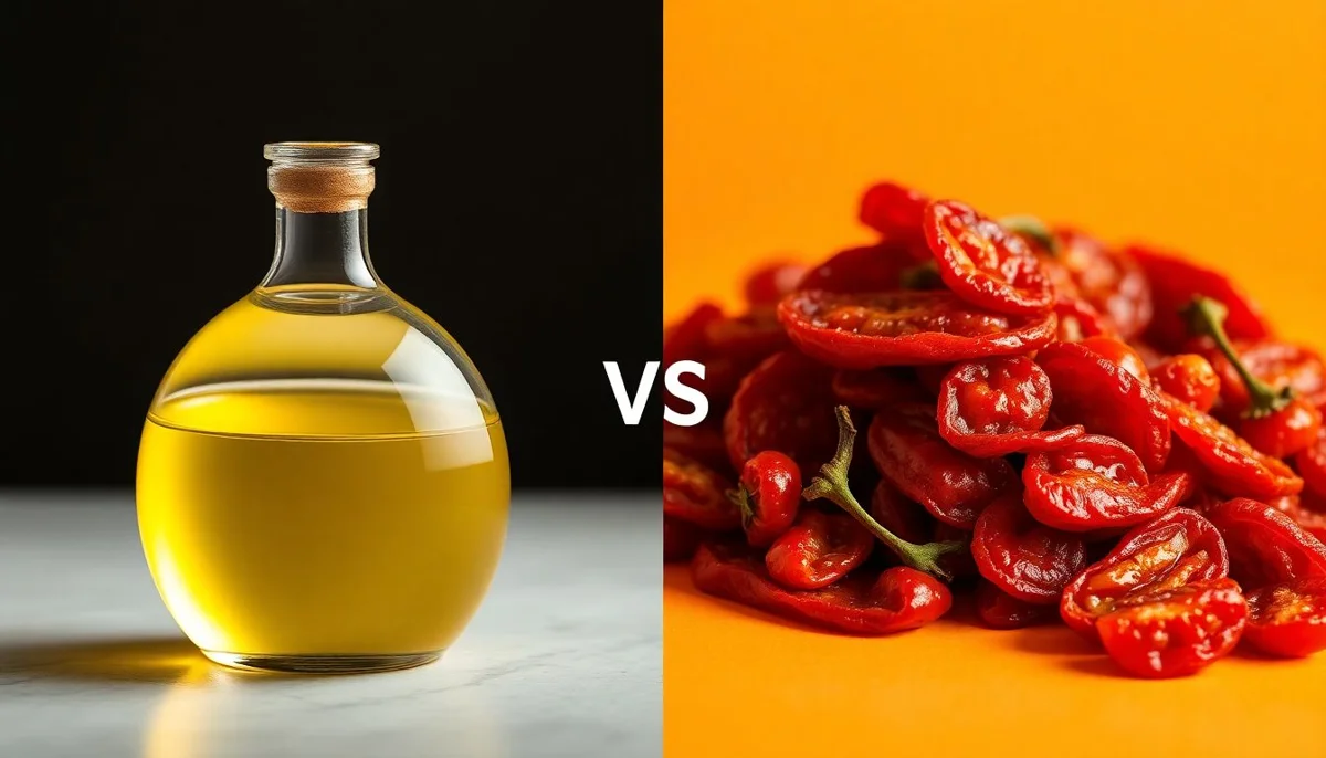 Coconut Oil vs Sun Dried Tomatoes