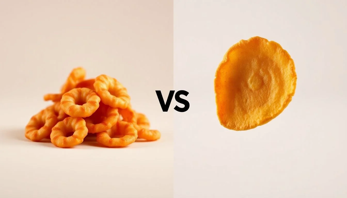 Original Baked Shrimp Chips vs frozen oven chip