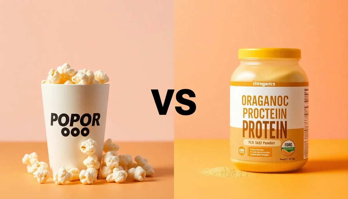 Protein Snack Showdown: Popcorn vs Protein Powder