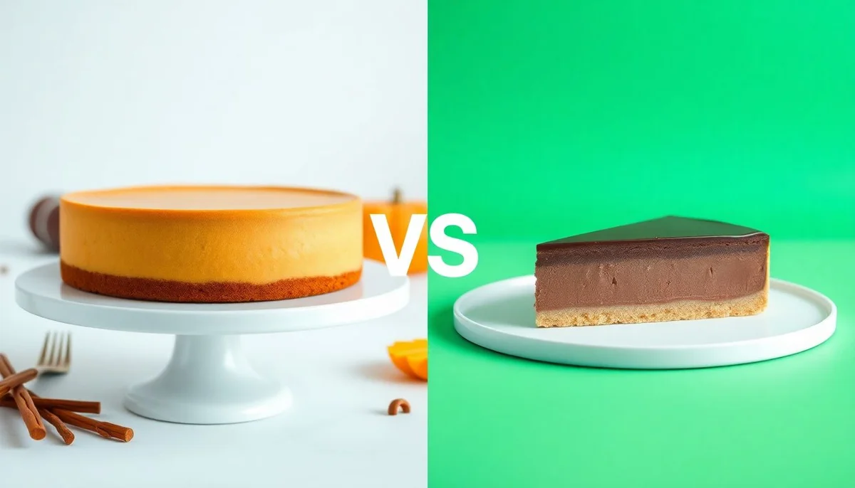Pumpkin Cheesecake Cookies vs Chocolate Cheesecake