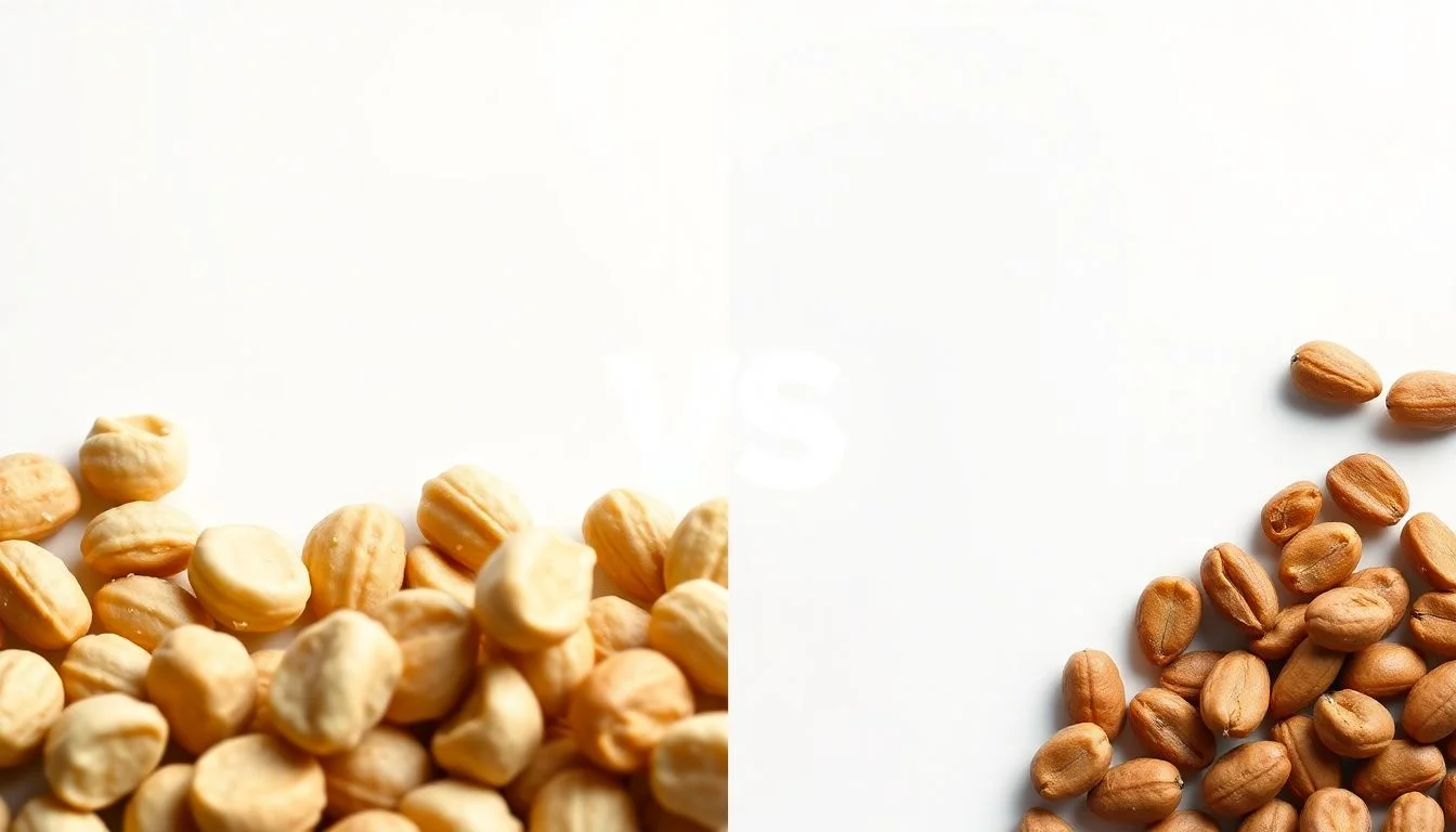 Salted Peanuts vs Dry Roasted Peanuts