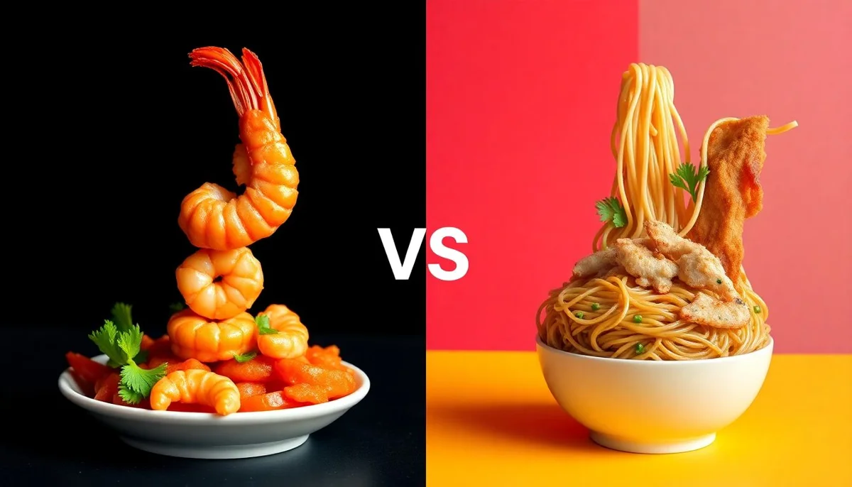 Shrimp Ramen Express vs Chicken Noodle