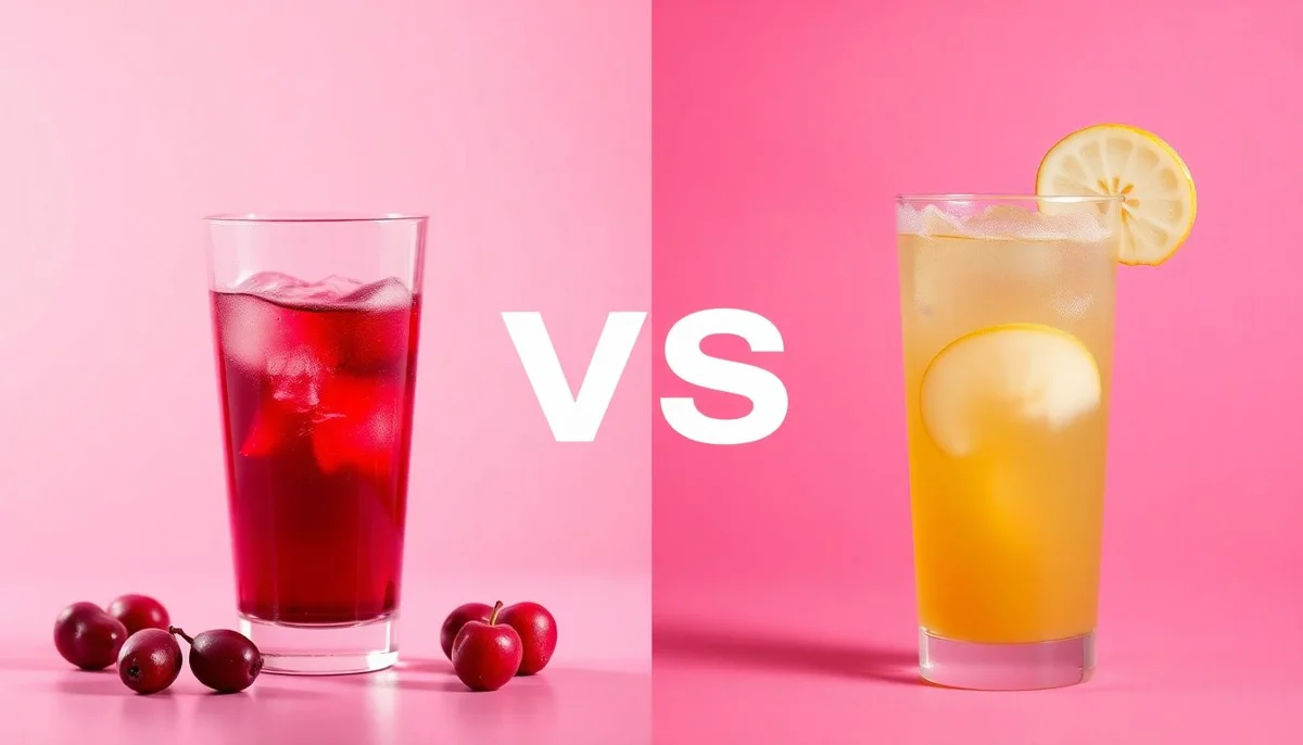 Simply Cranberry Juice vs Healthy Balance Apple Juice