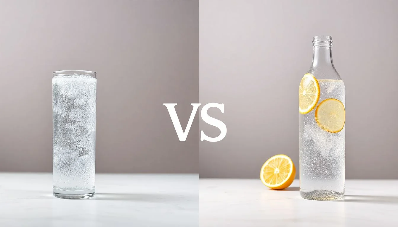 Sparkling Seltzer Water vs Tonic Water