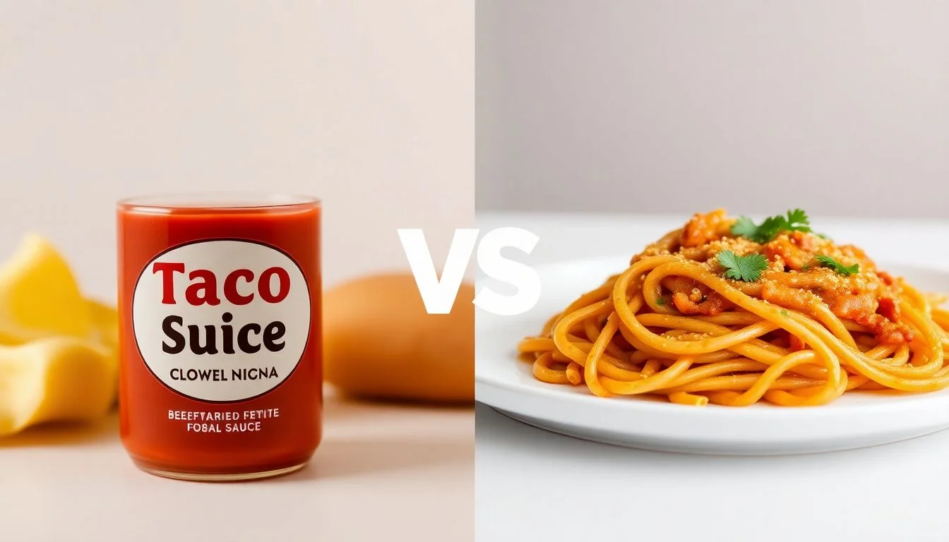 Taco Sauce Mild vs Beefaroni Pasta in Tomato and Meat Sauce