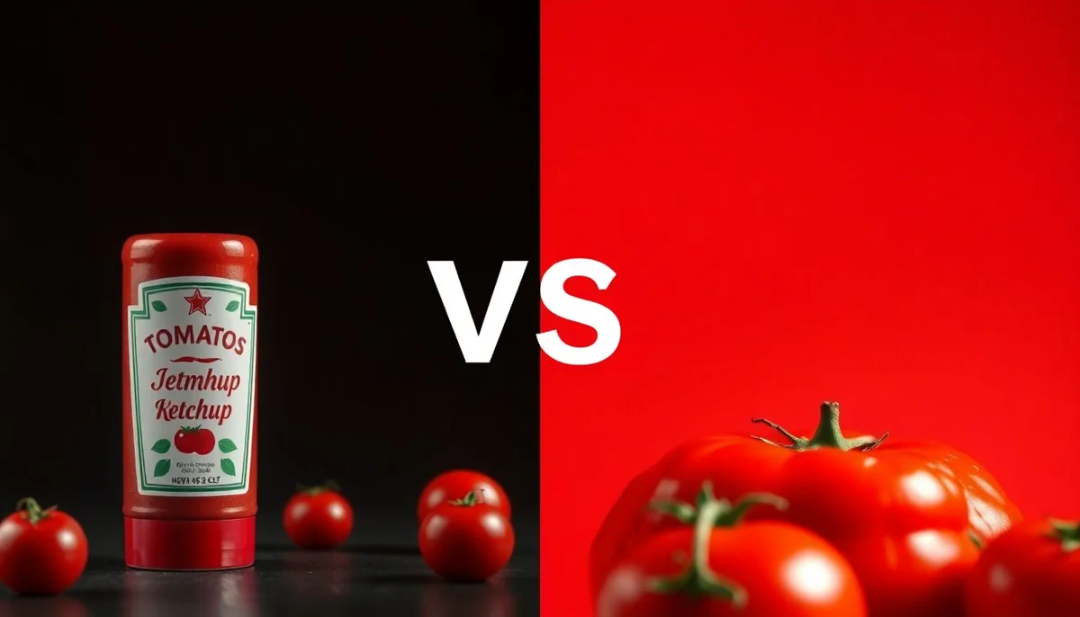 Ketchup vs Tomato Sauce Comparison