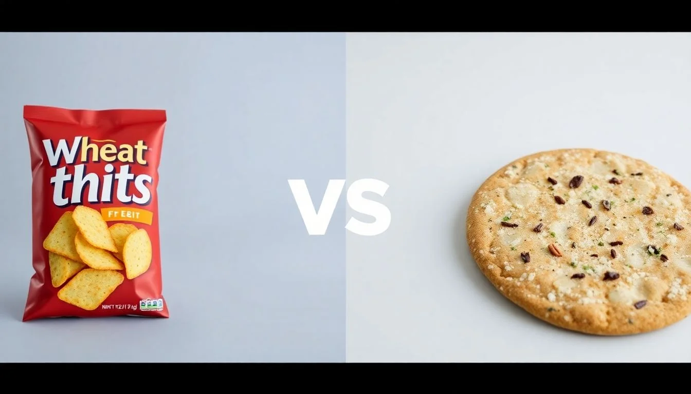 Wheat Thins Ranch Crackers vs Pink Himalayan Salt Multigrain Flatbread