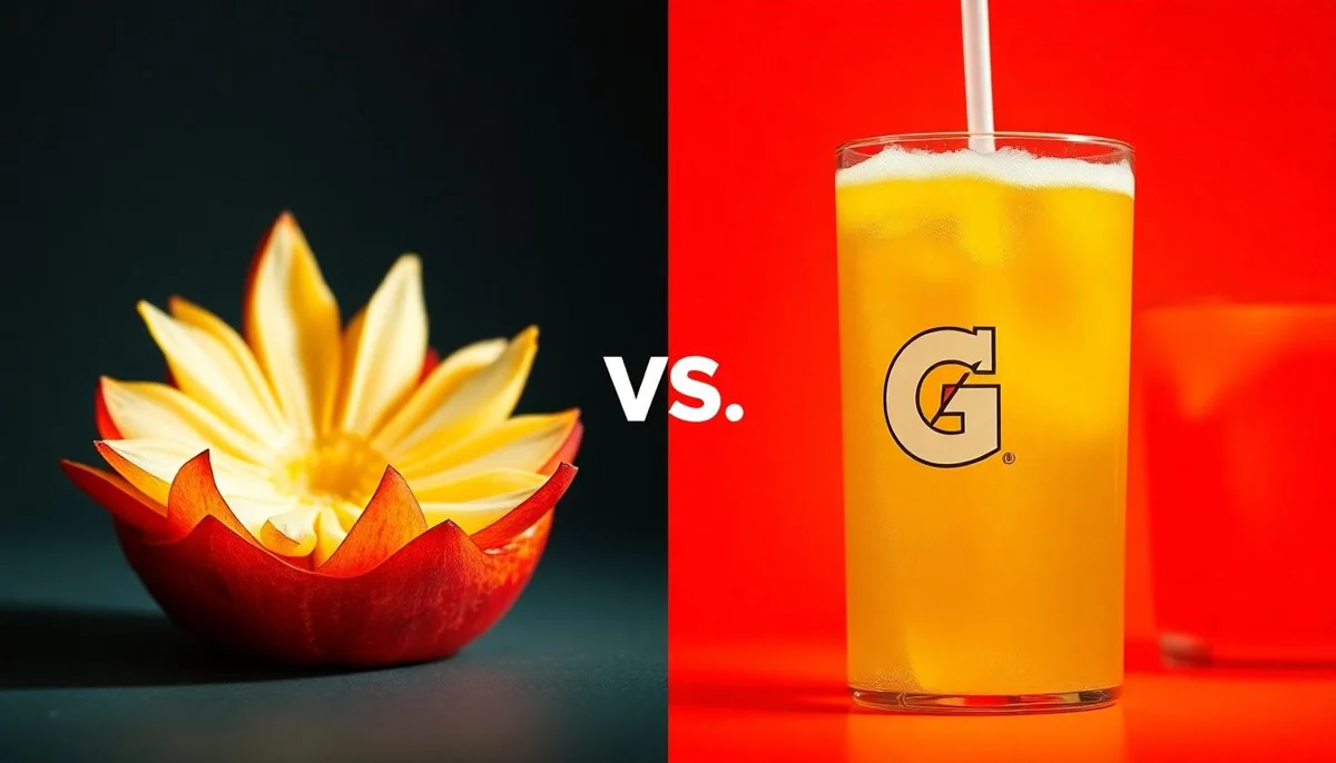 Zero Sugar Apple Burst vs Gatorade Energy Bar